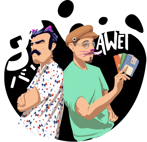 Illustration de Alban et Antoine, l'équipe de développement Web